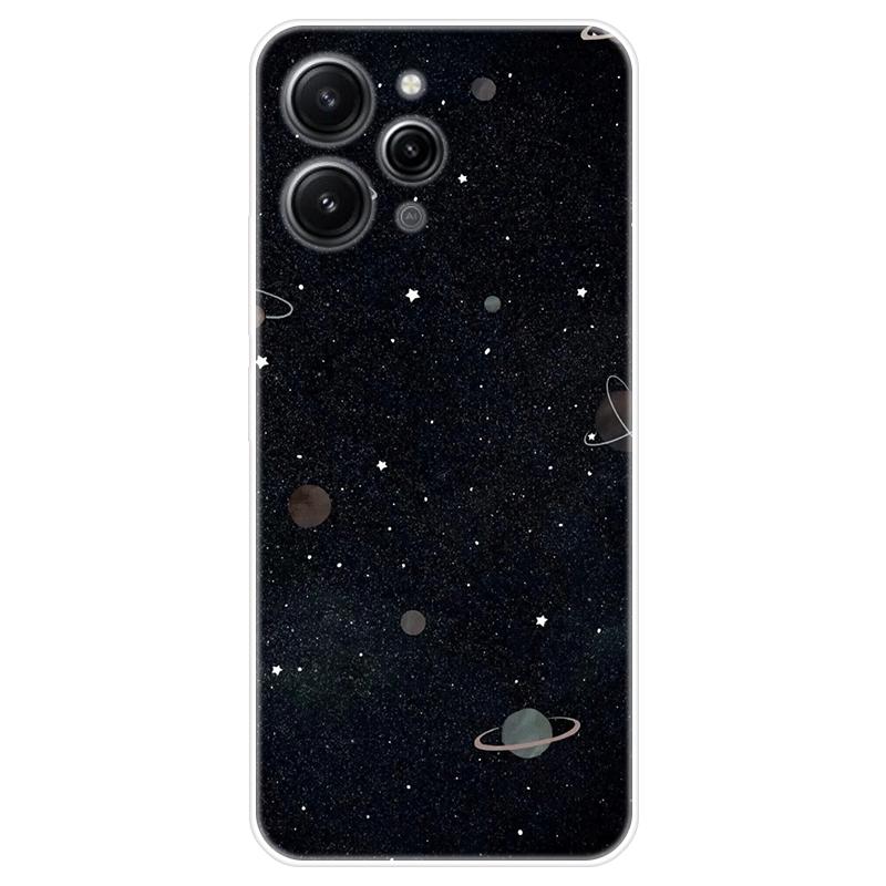 Для Xiaomi Redmi 12 Redmi12 4G Чехол Мягкая силиконовая задняя крышка Чехол для телефона с рисунком из мультфильма Креатив