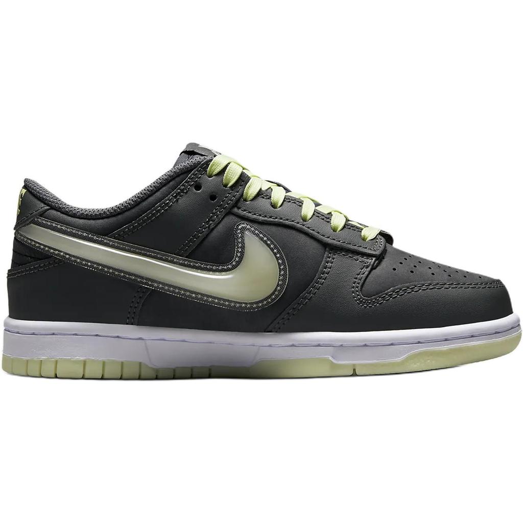 Nike Dunk Low GS Halloween - Glow In The Dark Kids Sneakers Grey Iron-Grey Lime-Ice HQ3569-068