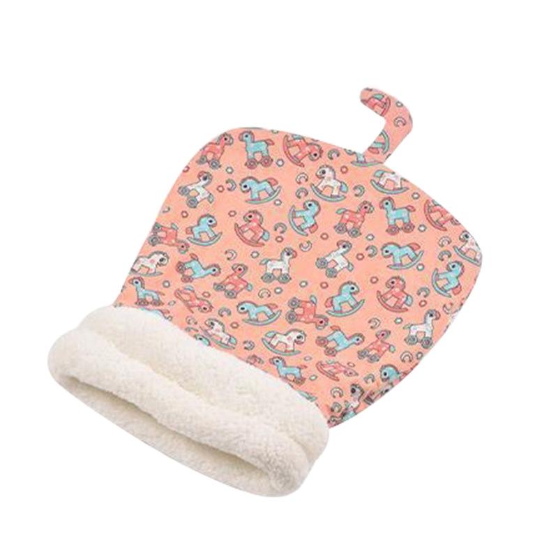 Soft Cuddly Pet Sleeping Bag for Kitten Puppy Fluffy Feel Thickened Warm Nest Pocket Quilt Bed Comfortable Warmth