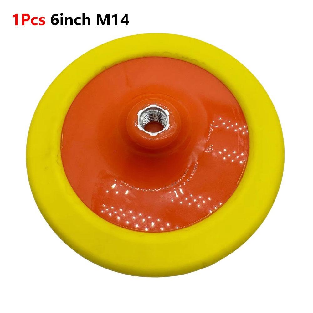 1Pcs 2-7 Inch Universal Backing Plate Plastic And Metal M10 M14 M16 Thread Sanding Pad Backer Hook And Loop Fastener