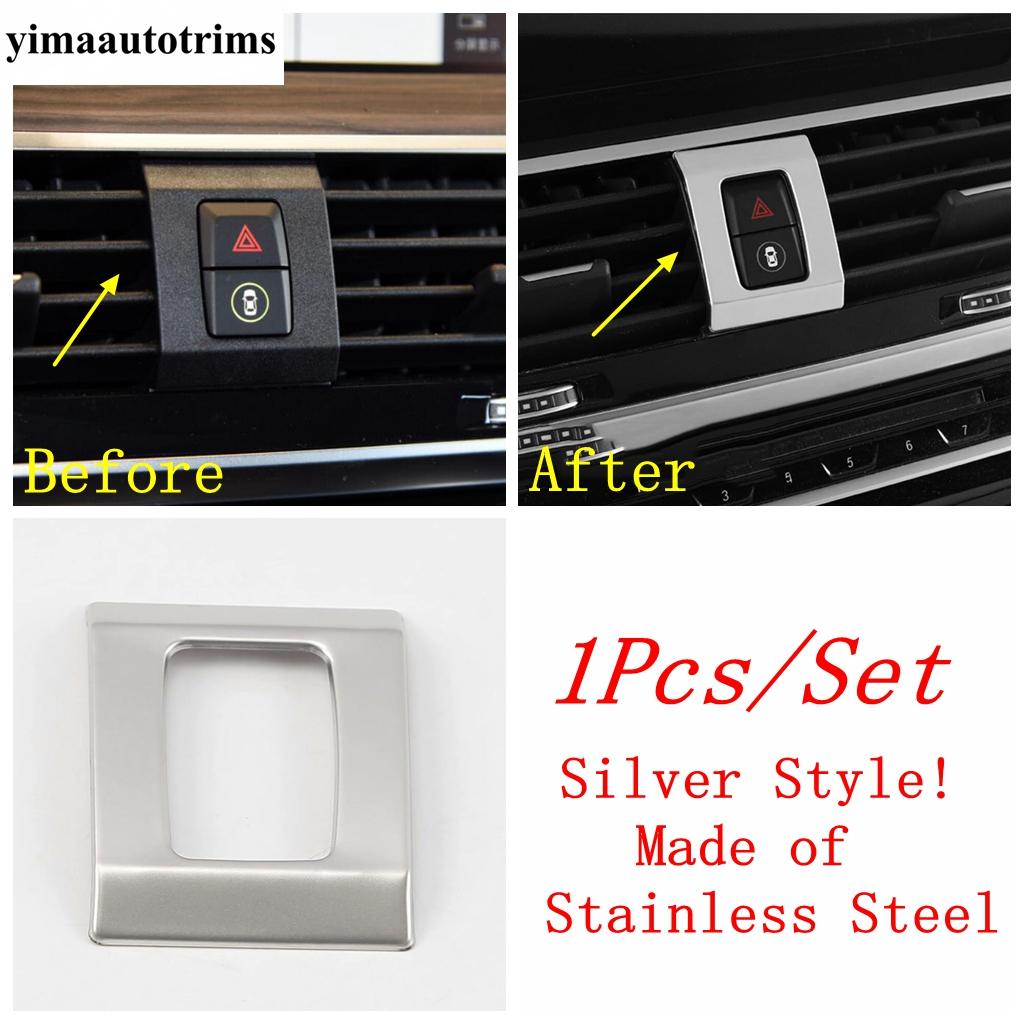 Head Light Button / Warning Lamp / Readligt Readlamp Cover Trim Car Accessories For BMW X3 G01 2018 - / X4 G02 -