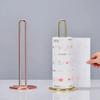 Portable Roll Paper Towel Holder Stainless Steel Vertical Napkins Rack New Bathroom Tissue Stand