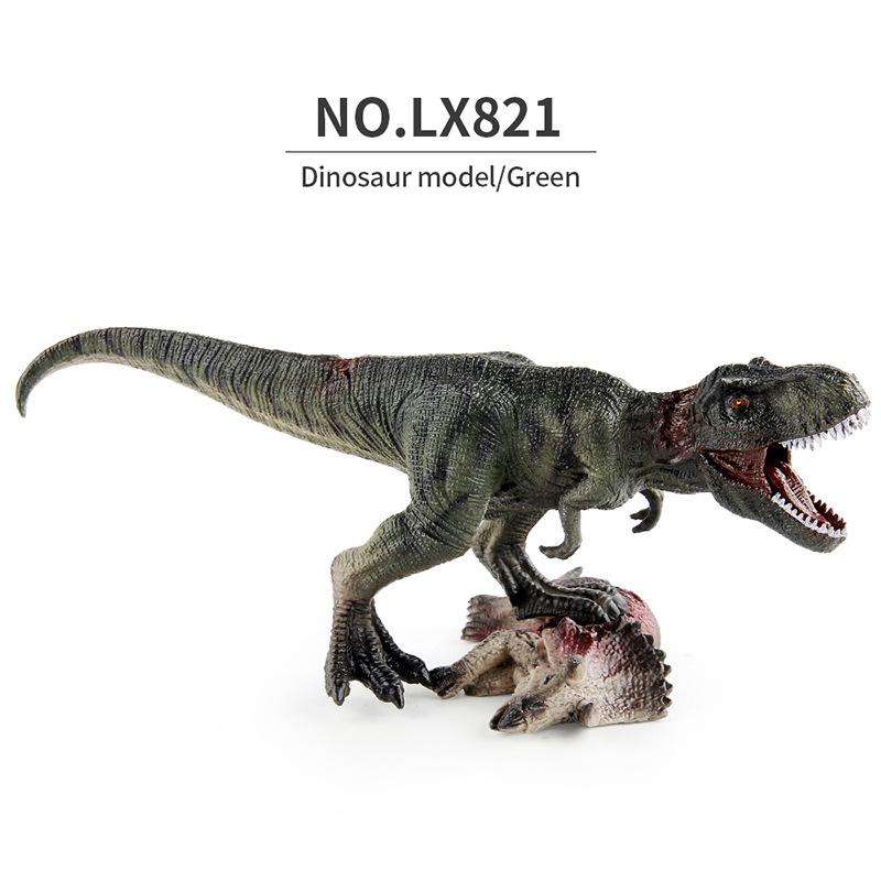 Children'S Animals Jurassic Dinosaur World Model Simulation Tyrannosaurus Rex Triceratops Corpse Static Model Toy