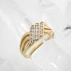 [Pre-owned] 18K Yellow Gold Diamond 0.37ct Ring Size 10 (j41-2)