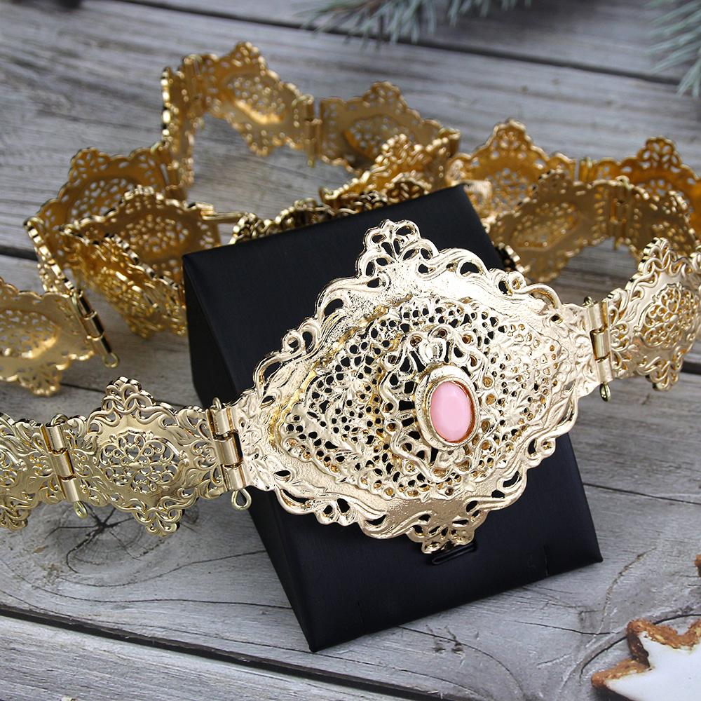 Цепочка на талию Женская Особые Цвета Пояс Золотой Цвет Украшение на тело Свадебное платье Невеста Украшения