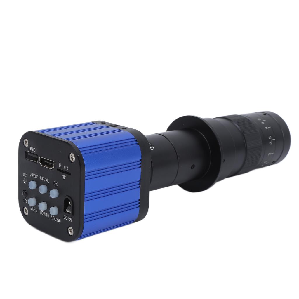 4K 180x C Mount Industrial Camera High Definition Video Microscope Camera for Repairing for SONY Sensor AC 100‑240VUS