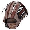 Rawlings HYPER TECH COLOR SYNC Мягкая бейсбольная перчатка для аутфилдеров GR6HTCY719, Серая/Коричневая, 12,75 дюйма, Для правшей,
