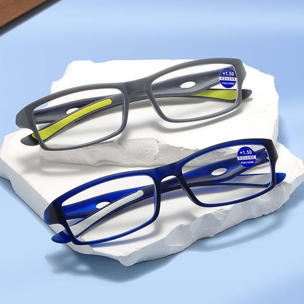 PC Elderly Reading Eyewear TR Unisex Presbyopic Glasses Office Anti Blu-ray Glasses  Women