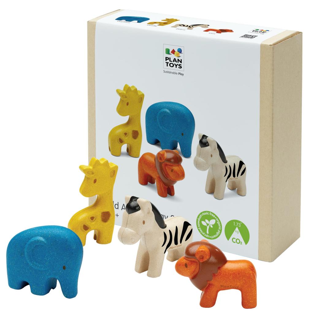 PlanToys Японский набор диких животных 6128