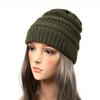 New Autumn And Winter Wool Cap European And American Women's Capped Cap Warm Knitted Cap Simple Solid-Coloured Cap