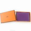 Pristine HERMES Coin case Calvi duo Serie Metal Shave Women Used