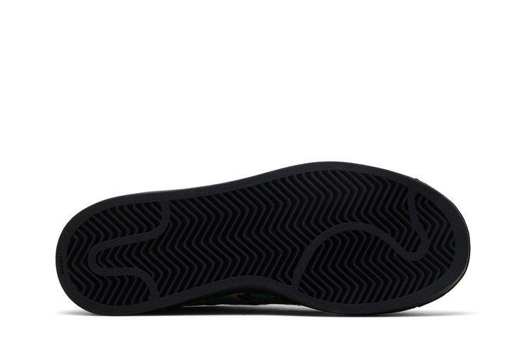adidas Superstar Black Green Leopard (Women's)