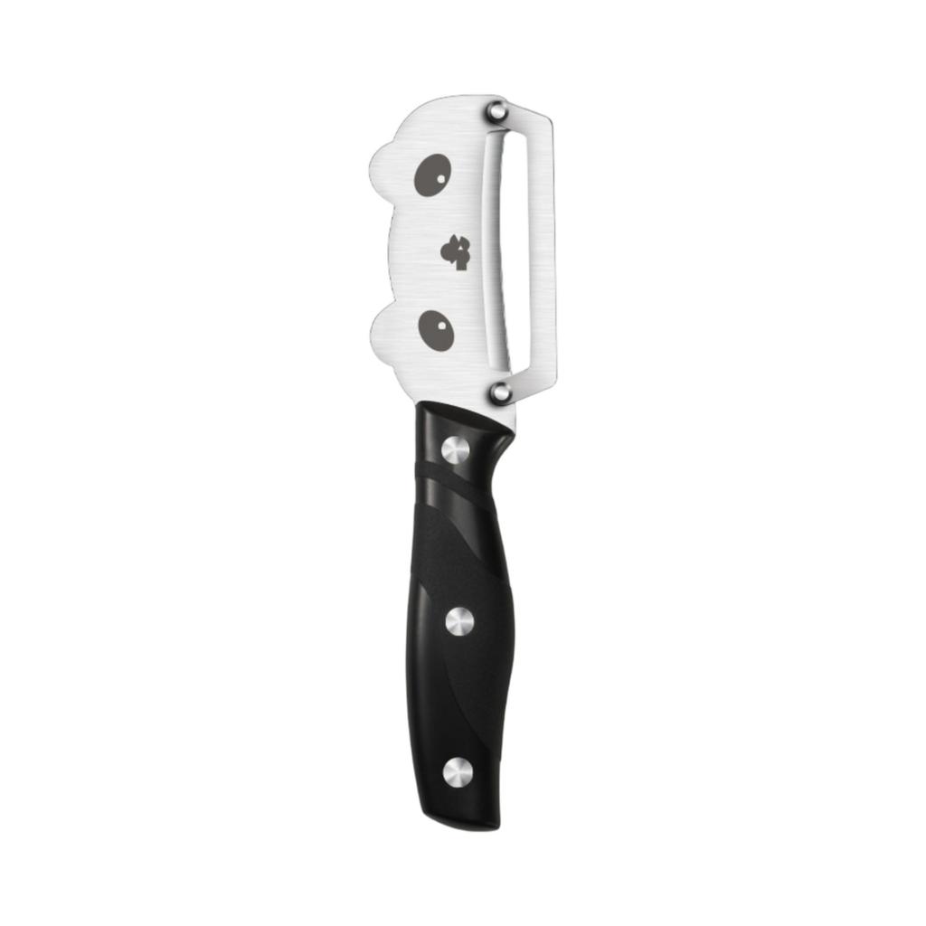 Многоцелевая кухонная овощечистка из нержавеющей стали с эргономичной ручкой, инструмент для чистки овощей и фруктов для домашнего использования, прочная конструкция
