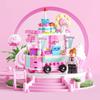 LELE Ice Cream Truck Street View Series Building Blocks Snack Street Educational Toys for Kids Children's Gift