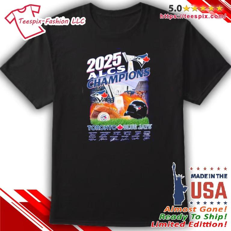 2025 Alcs Champions Blue Jays Signature Shirt Unisex T-Shirt