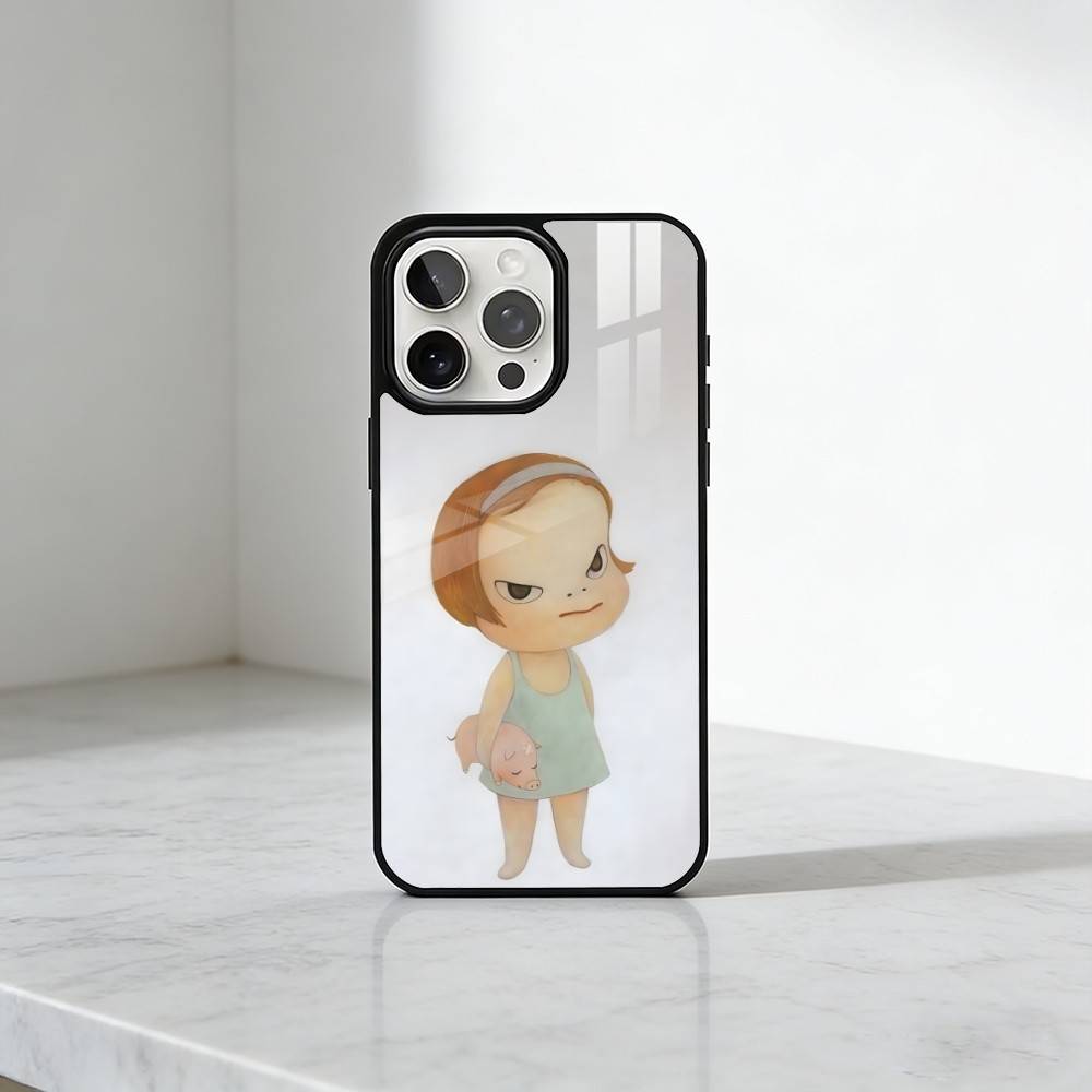 Cute Drawing Art Y-Yoshitomo N-Nara-a Phone Case For iPhone17,16,15,14,13 Plus,Pro Max Magnetic For Magsafe Wireless Charging