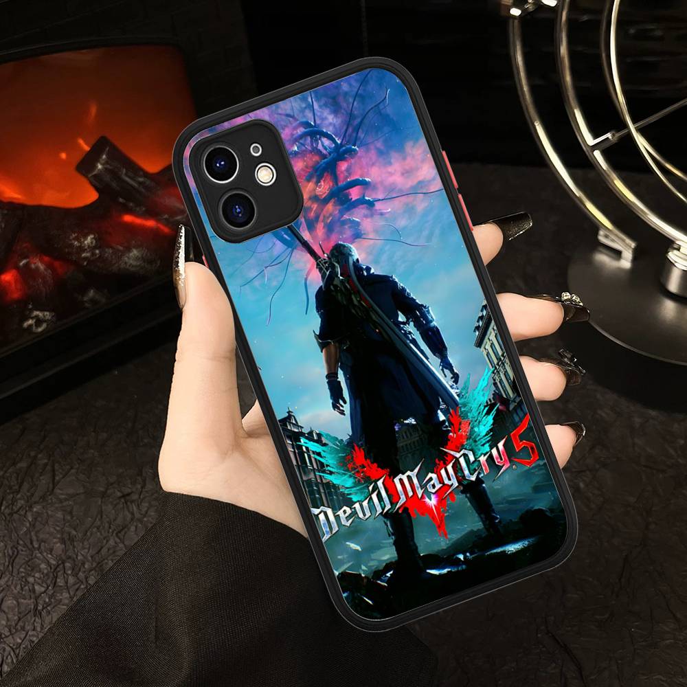 Classic Action Game D-Devil M-May C-Cry For Silicone Matte Phone Case For IPhone 16 Pro Max 15 14 13 12 11 X XS MAX