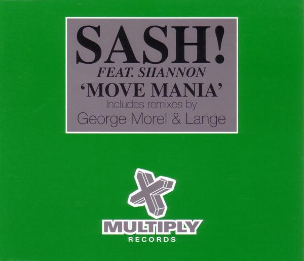 CD SASH!, SHANNON - Move Mania CXMULTY45 Multiply Record 1998 UK Танцевальная и Электронная Б/У