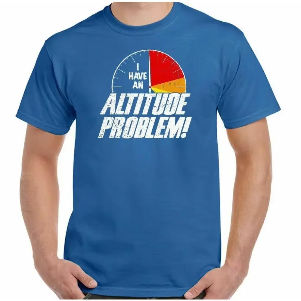 Skydiving T-Shirt Free Fall Parachute Regiment Para 1 2 3 Altitude Problem Mens