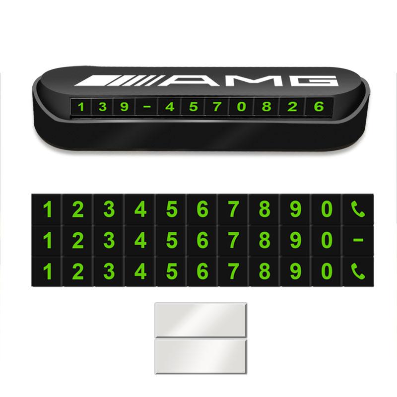 1 шт. Временная парковочная карточка для автомобиля, табличка, значок, стайлинг автомобиля для Mercedes Benz AMG GLE GLS GLC CLA GLB ML C500 C200 C300 W204 W206 W205 W212 W203