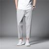 Men's Plus Size Casual Pants Casual Straight Leg Pants Slim Solid Color Pants