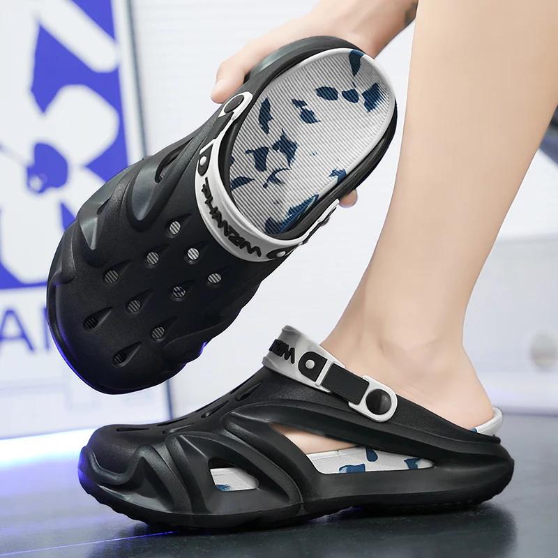 Мужская летняя обувь больших размеров Shose Boty Panske домашние тапочки мужские роскошные дизайнерские сандалии на каблуке с воздушной подушкой теннисная Chossure 2024