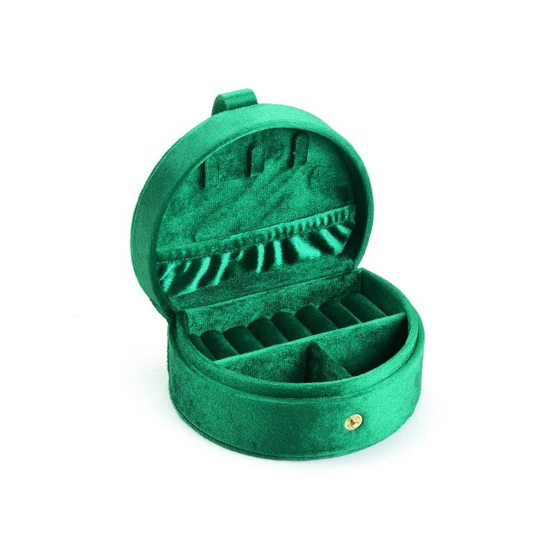 Double-layer earring ring box, large-capacity special jewelry storage box, travel portable exquisite jewelry box