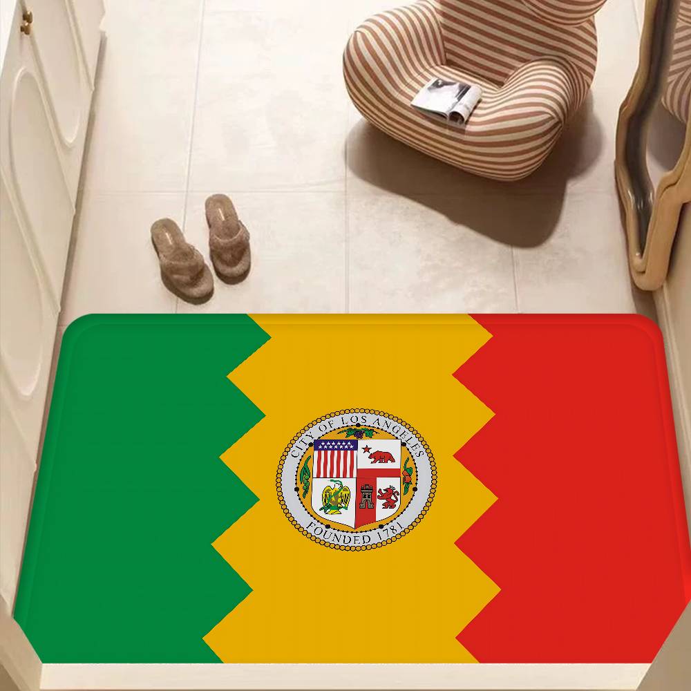 Los Angeles Entrance Door Mat Nordic Style Home Doormat Bathroom-Toilet Mats Bedroom Hotel Decor Mat