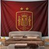 RFEF Spanish Football Federation Tapestry Wall Hanging Royal Shield Emblem Decor for Bedroom Man Cave Sports Room Gift