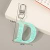 Simple Letters Keychain Backpack Pendant Keyring Bag Hanging Decoration Accessories Gift