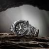 Citizen Серия Promaster 200M Водонепроницаемые Кварцевые часы Eco-Drive Часы из нержавеющей стали Мужские часы Серые BN0167-50H