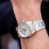 Casio Мужские механические автоматические часы Edifice EFK-110D-7AJF с сапфировым стеклом, белые