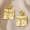 Ретро модный дизайн Sense квадратное лицо в форме сплава серьги для женщин вечеринка