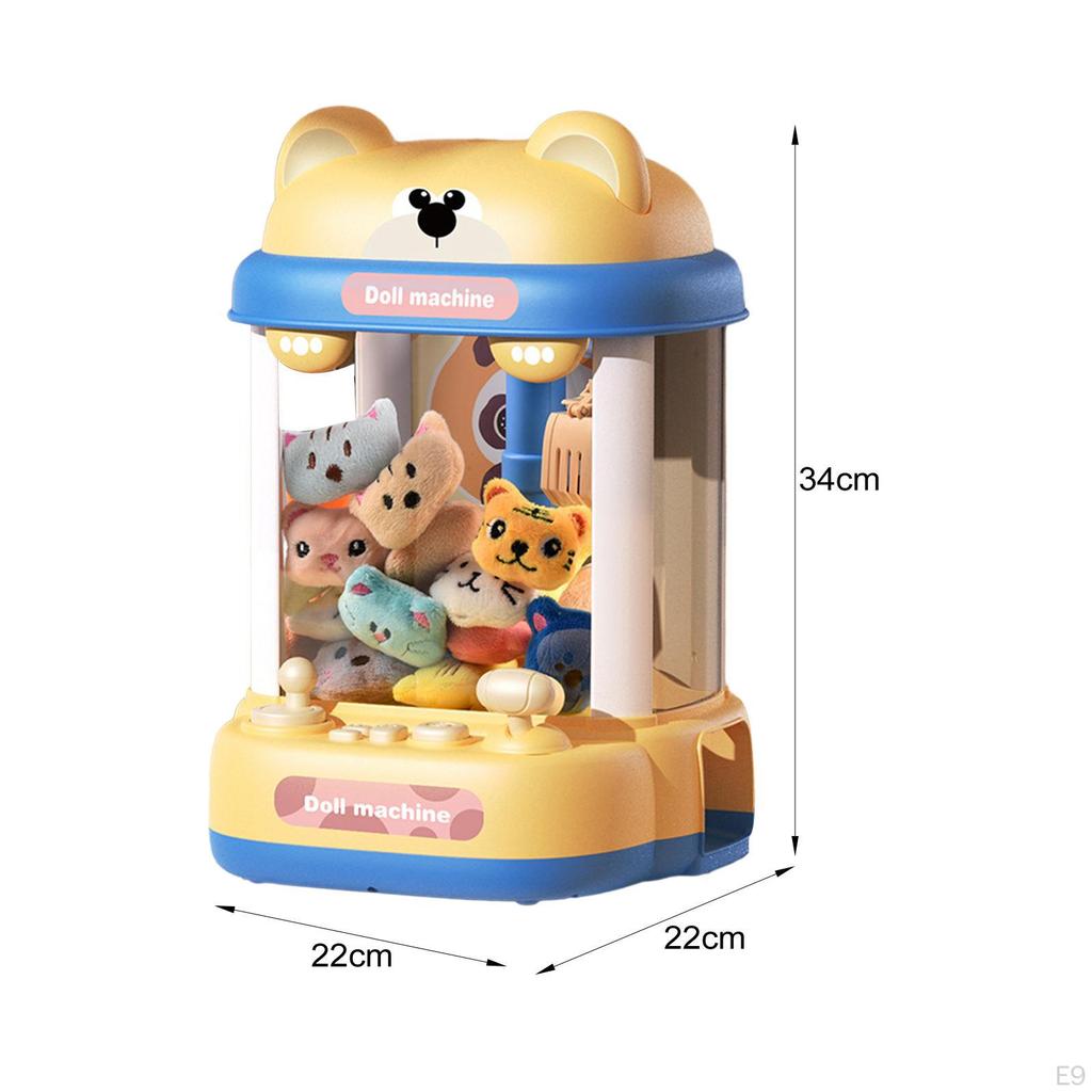 Игровой автомат с когтями и подсветкой Мини-торговый автомат Забавная игрушка для помещений Музыка и