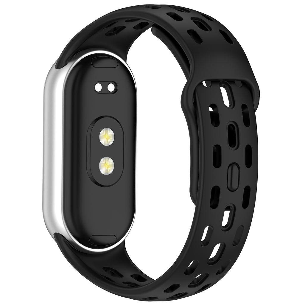 Силиконовый ремешок для Xiaomi Smart Band10 9 8 NFC Спортивный резиновый браслет ремешок для часов pulseira correa Xiaomi Mi Band 10 9 8 NFC Аксессуары