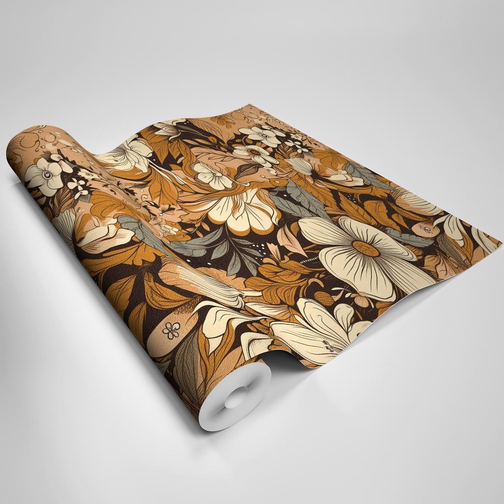 Самоклеящиеся текстурированные обои для украшения стен в гостиной и спальне, водонепроницаемые и износостойкие настенные наклейки для растений