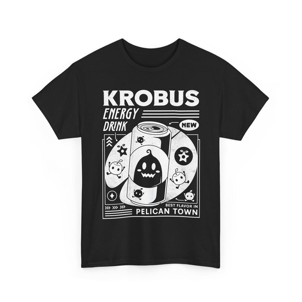 Krobus Энергетический напиток Гранж Унисекс Футболка. Видеоигра Stardew Valley. Сельское хозяйство.