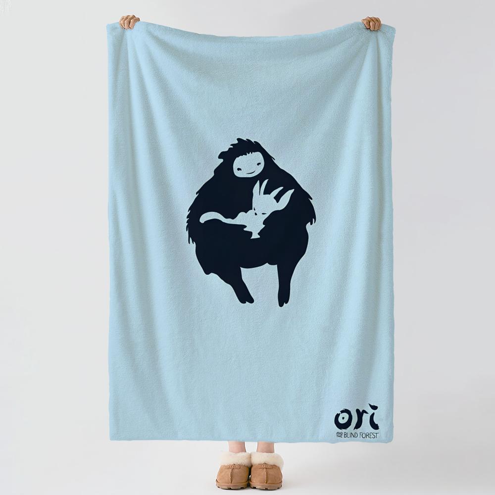 Ori a-and t-the Blind Forest Throw Soft Warm Flannel Blanket, Multi-use Throw for Bed Sofa Office, Air Conditioning Nap Blanket