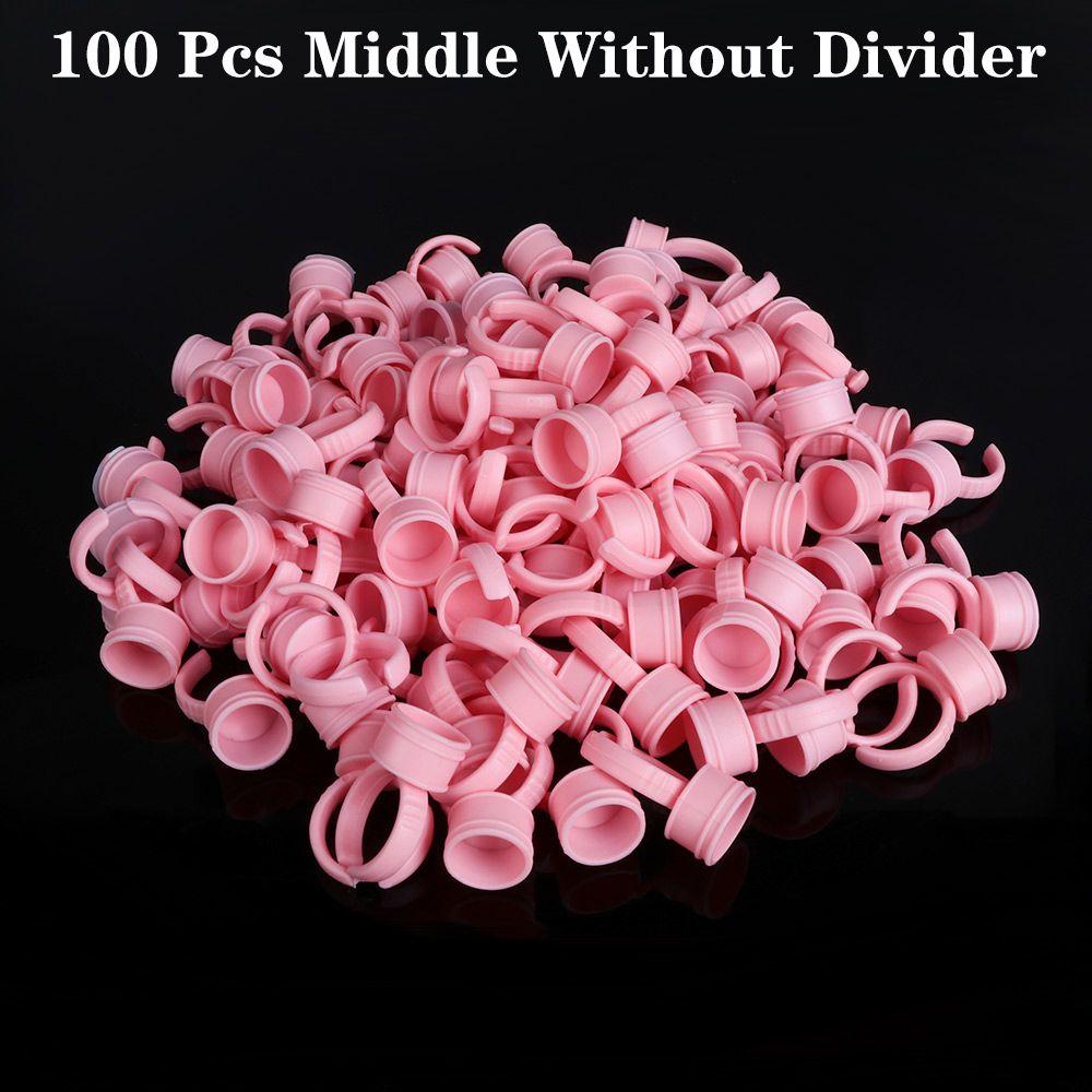 100/200 шт. Новые одноразовые контейнеры для макияжа, пигмента, чернил, клея, ресниц, палетки, кольца для татуировок