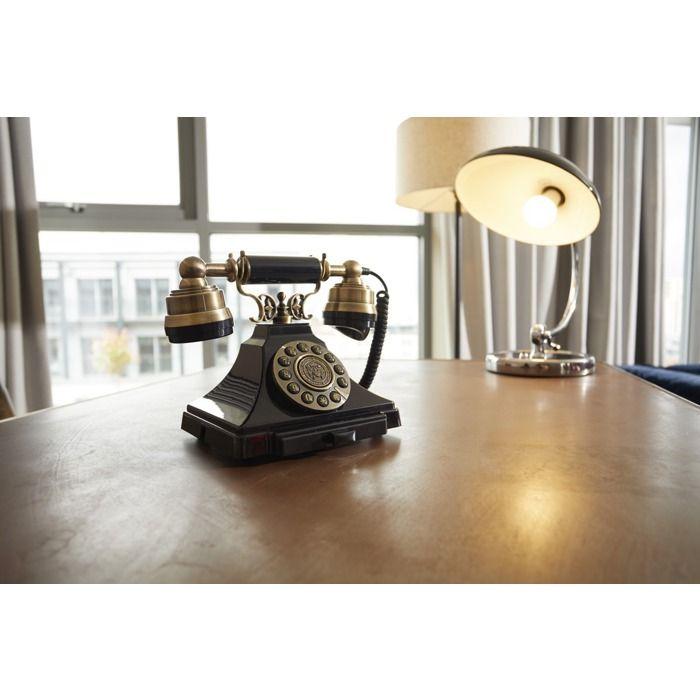 Аналоговый телефон GPO DUKE GPO RETRO Черный