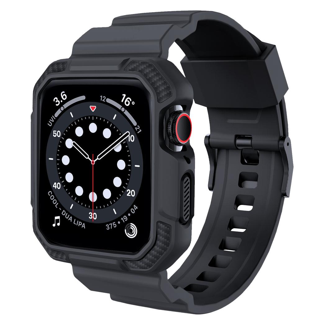 Прочный Armor Pro Разработанный 45 44 42 мм ремешок для Apple Watch Ремешок с чехлом для Iwatch 38мм 40мм 41мм Серии 6 SE 5 4