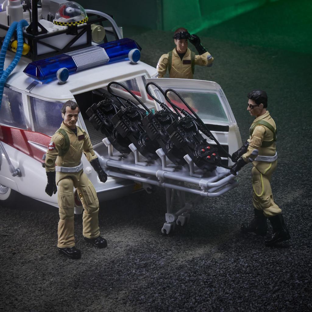 Ghostbusters Plasma Pack O-Ring Action Figure Set, 40th Anniversary, 3.75-inch (9cm) Action Figures, 4-Pack, Ages 4+