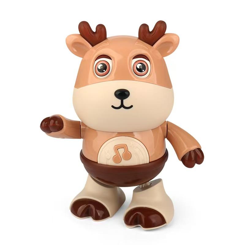 Танцующая корова - Электрическая музыкальная плюшевая корова со смешными песнями и движениями, Интерактивные игрушки для малышей, Милый рождественский подарок для малыша