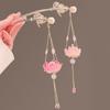 Pearl LED Light Hair Fork Lotus Luminous Lotus Hairpin Headwear Lantern Hair Stick  Girls