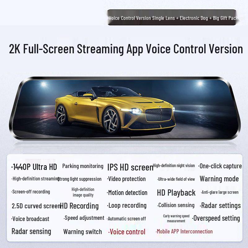 HD видеорегистратор с ночным видением: Двойная запись спереди и сзади, большой экран, с мониторингом парковки.