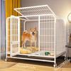 BOOTEELY Heavy Duty Dog Kennels Metal Dog Kennels Heavy Duty Indestructible And Escape-Proof Dog Crate Cage Kennel for Large Dog