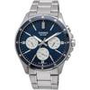 Casio Standard Quartz Men's Watch MTP-1374D-2A3V Multi-Axis 24-Hour Display Blue Overseas Model