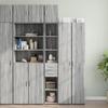 VidaXL Slim Storage Cabinet Sonoma Grey 30x42.5x225 Cm, Bathroom Storage Cabinet, Storage Unit of 3281271
