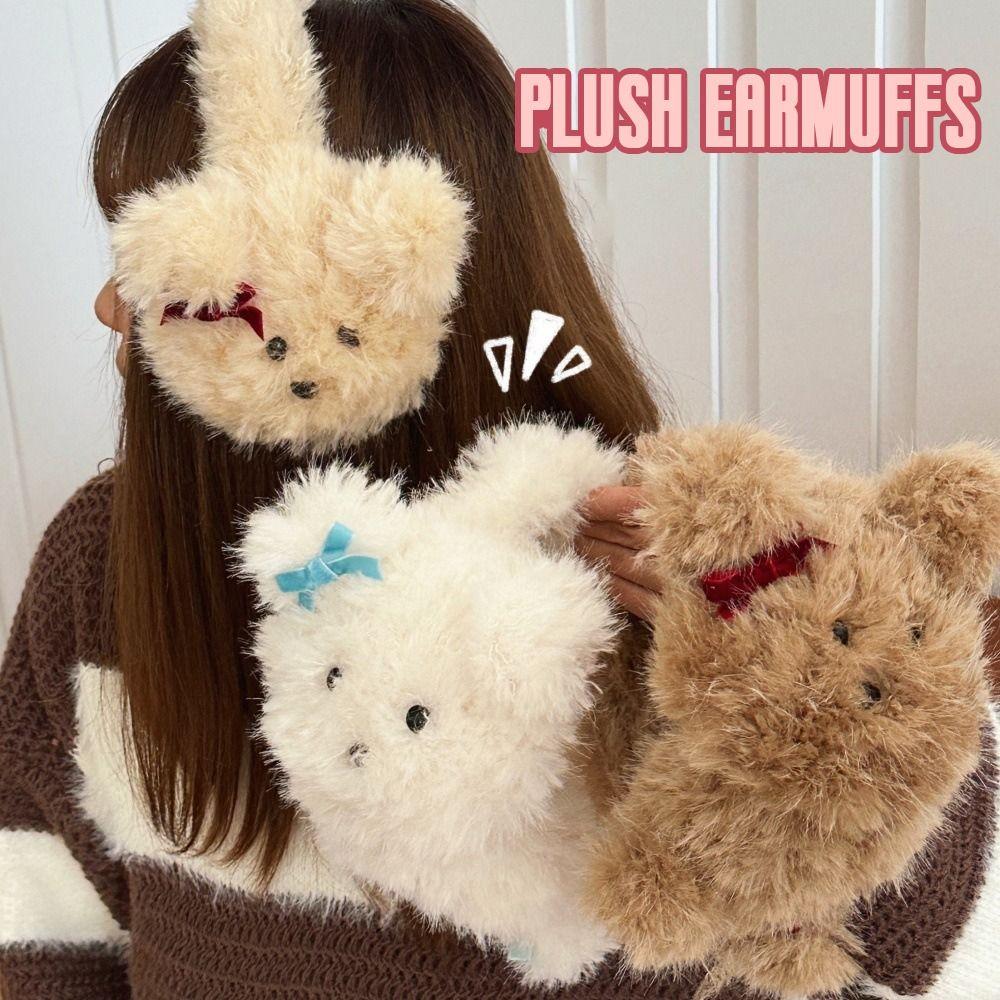 Thickened Ear Cover Cute Puppy Winter Ear Protection Cartoon Earmuffs Winter