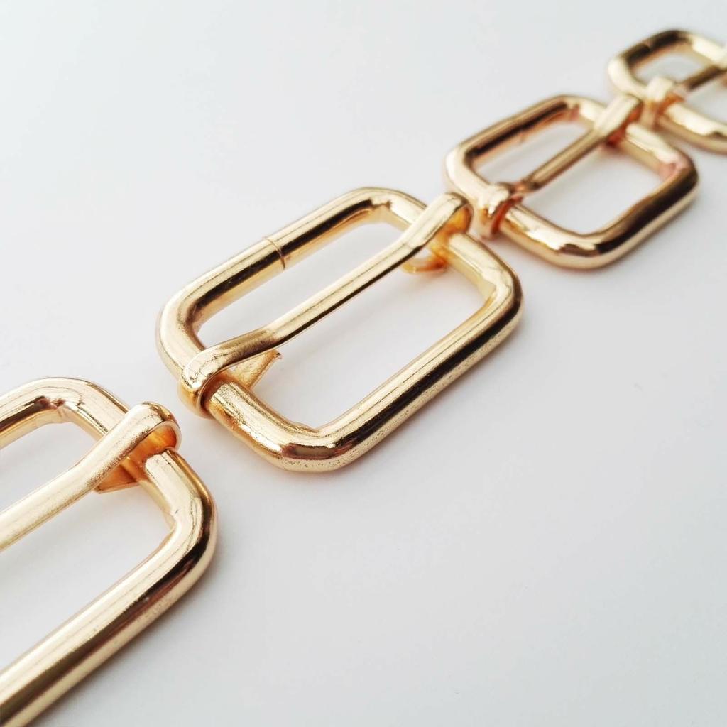 5 шт. металлическая лямка для сумки с пряжкой, регулятор слайдов, регулируемые квадратные кольцевые пряжки